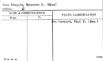 Ronquis, Margaret B. (Miss)