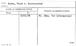 Rooke, Frank A. Incorporated