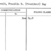 Roosevelt, Franklin D. (President) Day