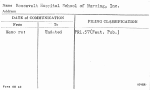 Roosevelt Hospital School of Nursing, Inc.