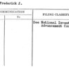 Root, Frederick J.