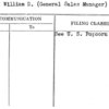 Root, William D. (General Sales Manager)