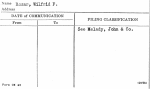 Rosar, Wilfrid F.