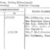 Rosenbaum, Irving I (President)