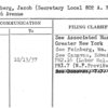Rosenberg, Jacob (Secretary Local 802 A.F. of M.)