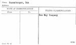 Rosenberger, Sam