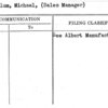 Rosenblum, Michael, (Sales Manager)