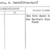 Rosenholtz, E. (Rabbi) (Principal)