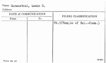 Rosenstiel, Lewis S.