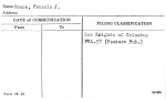 Rosse, Francis J.