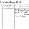 Rothblatt, Alice Flexner (Mrs.)