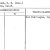 Rothmund, C.R. (Sec.)