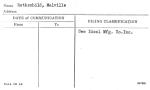 Rothschild, Melville