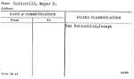 Rothschild, Meyer D.