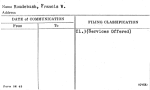 Roudebush, Francis W.