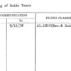 Routing of Guide Tours
