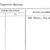 Rowe Cigarette Machine