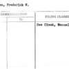 Rubien, Frederick W.