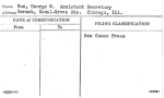 Rue, George W. Assistant Secretary