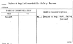 Rules & Regulations-Public Safety Bureau