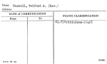 Russell, Telford S. (Rev.)