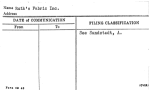 Ruth's Fabric Inc.