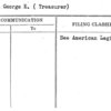 Ryan, George E. (Treasurer)