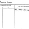 Ryan, James A. Company
