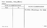 Sadowski, Joan, (Miss)