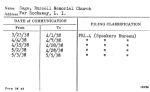 Sage, Russell Memorial Church