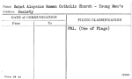 Saint Aloysius Roman Catholic Church - Young Men's Society