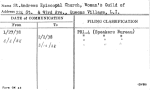 St.Andrews Episcopal Church, Woman's Guild of