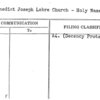 St. Benedict Joseph Labre Church - Holy Name Society