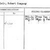 St. Clair, Robert Company
