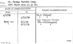 St. George Textile Corp.