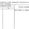 St. Johnsbury & Lake Champlain Railroad Company