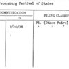 St. Petersburg Festival of States