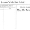 Saint Sylvester's Holy Name Society