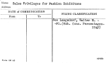 Sales Privileges for Fashion Exhibitors