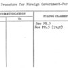 Sales Procedure for Foreign Government-Percentages