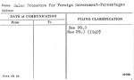Sales Procedure for Foreign Government-Percentages