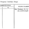 Sales Program--Initial Steps