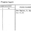 Sales Progress Report