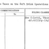 Sales Taxes on the Soft Drink Operations
