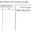 Salmagundi Musical and Literary Society