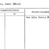 Salpeter, Janet (Miss)