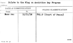 Salute to the Flag on Armistice Day Program