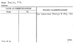 Sample, F.W.