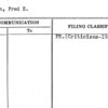 Sanburn, Fred E.