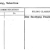 Sandberg, Valentine